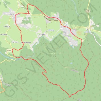 Trace GPS Le Bessat (42) - Les Grands Bois, itinéraire, parcours