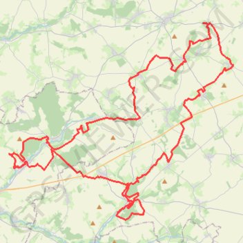 Trace GPS Hauteville Cyclisme 76,27 km - 19 mars, itinéraire, parcours