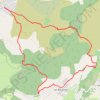 Trace GPS Pradons - Les Bouchets - Serre Juillet., itinéraire, parcours