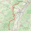 Trace GPS Traversee du Massif Vosgien, itinéraire, parcours