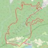 Trace GPS Lac Montagnès Aussillon, itinéraire, parcours