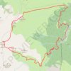 Trace GPS Cap des Hounts-Secs depuis l'auberge du Lis, itinéraire, parcours