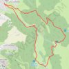 Trace GPS Mont Chillon et Vallon de la Fauge en raquettes depuis Villard-de-Lans, itinéraire, parcours