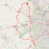 Trace GPS Powder Springs, Allatoona trails, Dallas, Chatt Hills, itinéraire, parcours