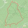 Trace GPS Fourchue-eau - Roche aux cochons, itinéraire, parcours