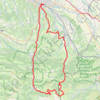 Trace GPS Haute Route Pyrénées 2019 S7, itinéraire, parcours
