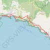 Trace GPS Monterosso-Vernazza, itinéraire, parcours
