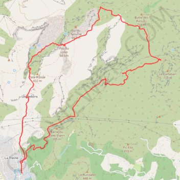 Trace GPS PagnolLongCourt, itinéraire, parcours