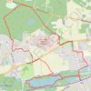 Trace GPS Egly - circuit de Bruyères le Chatel, itinéraire, parcours