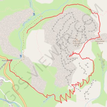 Trace GPS Aiguillette du Lauzet (La Croix) - Oisans, itinéraire, parcours