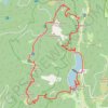 Trace GPS 2023-02-25 FR Le Grand Ventron – Stausee Kruth-Wildenstein L..., itinéraire, parcours