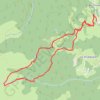 Trace GPS Du Plan du Chuet vers la Légette du Mirantin, itinéraire, parcours