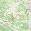 Trace GPS Chemin du Piemont de Pamiers à Montegut Plantaurel, itinéraire, parcours