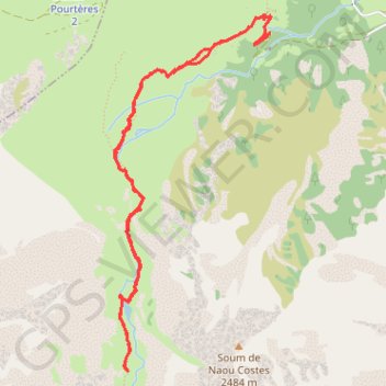 Trace GPS Lac de Lagües, itinéraire, parcours