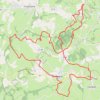 Trace GPS Randonnée La Montagnarde - Montagny, itinéraire, parcours