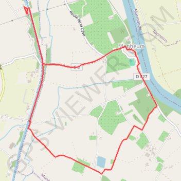 Trace GPS Monheurt, balade entre Garonne et Canal - Pays de la vallée du Lot, itinéraire, parcours
