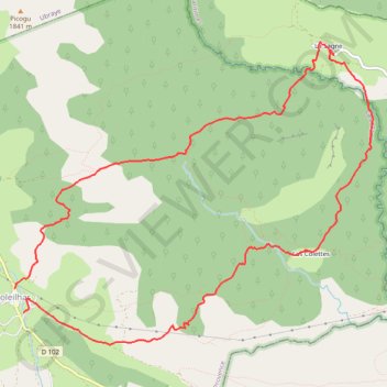 Trace GPS Ubac de la Sagne, itinéraire, parcours