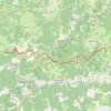 Trace GPS Randonnée dans le Lot : Cajarc - Pech-Merle, itinéraire, parcours