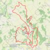 Trace GPS Autour de Fontaine-les-Coteaux, itinéraire, parcours
