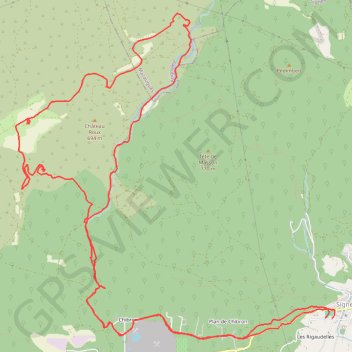 Trace GPS Signe le Latay, itinéraire, parcours