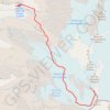 Trace GPS Gran Paradiso par le refuge Chabod, itinéraire, parcours