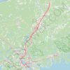 Trace GPS Brookfield - Halifax, itinéraire, parcours