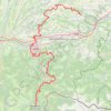 Trace GPS Aurignac - Bagnères-de-Luchon, itinéraire, parcours