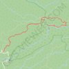 Trace GPS RandoPitons.re #1102 - De Bébour au barrage de Takamaka par l'Îlet à Bananes, itinéraire, parcours