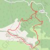 Trace GPS Pic de l'Ourléne, Ourlénotte, Rocher d'Aran depuis le col de Marie Blanque, itinéraire, parcours