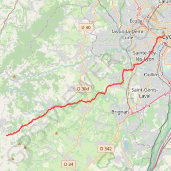 Trace GPS VL-05-LYON_BERNARD OUEST_RABUT, itinéraire, parcours