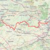Trace GPS GR128 De Leuven (Belgique) à Maastricht (Pays-Bas), itinéraire, parcours