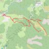 Trace GPS Coustorgues Faïsse-sur-Agout et retour via Col de Fontfroide, itinéraire, parcours