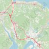 Trace GPS Shediac - Amherst, itinéraire, parcours