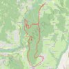 Trace GPS Mont de Vouan, itinéraire, parcours