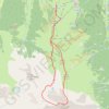 Trace GPS Pic d'Estos crête N depuis le col d'Azet, itinéraire, parcours
