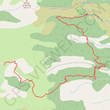 Trace GPS De Lambertane aux Clues de Barles, itinéraire, parcours