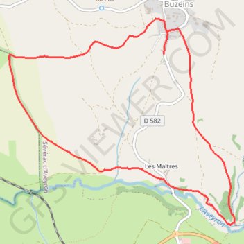 Trace GPS [Itinéraire] Circuit des Dolmens, itinéraire, parcours