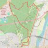 Trace GPS De la Fête des Loges à la Grande Terrasse de Saint-Germain en Laye (78 - Yvelines), itinéraire, parcours