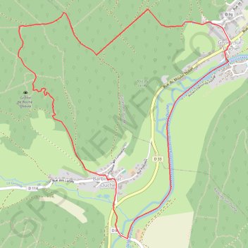 Trace GPS Vallée de l'Ouche, itinéraire, parcours