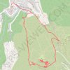 Trace GPS Tour du Mont-Chauve, itinéraire, parcours