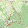 Trace GPS Circulaire de Phalsbourg - Lutzelbourg, itinéraire, parcours