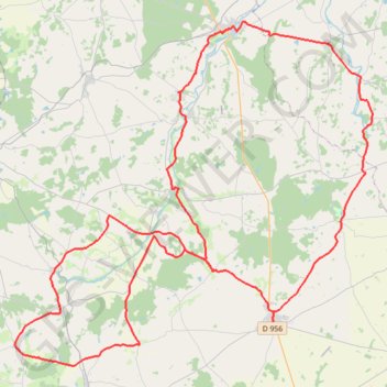 Trace GPS Challenge du Centre - Au Pays de Levroux (Indre), itinéraire, parcours