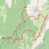 Trace GPS Chaos de Bellefond - Pas de Rocheplane - Col de Bellefond, itinéraire, parcours