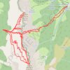 Trace GPS Grand Veymont Pierre Blanche, itinéraire, parcours
