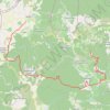 Trace GPS Barjac - Méjannes - Cornillon - Barjac, itinéraire, parcours