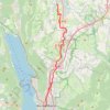Trace GPS Rumilly-Aix-les-bains, itinéraire, parcours
