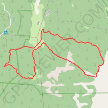 Trace GPS Par la Piste des Charbonniers - le Purgatoire, itinéraire, parcours
