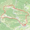 Trace GPS Les cinq cols (Montbrun-les-Bains), itinéraire, parcours