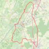 Trace GPS GPX Download: Voie des Vignes à vélo – Volnay Rondje vanuit Santenay-les-Bains, itinéraire, parcours