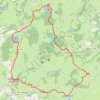 Trace GPS Tour des Lacs d'Auvergne, itinéraire, parcours